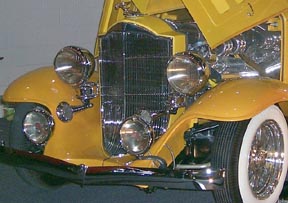 Packard, a close-up view of the chrome